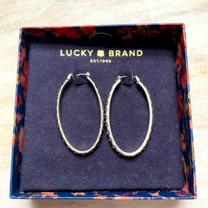 Lucky brand hoop earrings